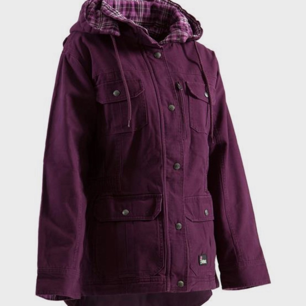 Women's Purple Hooded Jacket